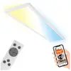 Briloner Plafonnier LED intelligent Tava, 98x20 cm, CCT, intensité variable