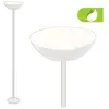 Briloner Lampe sur pied LED rechargeable Estate, blanc, variateur tact...