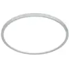 Briloner Plafonnier LED Pulap, chrome mat, Ø 29 cm, plastique, IP44