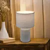 Briloner - Ino lampe de table, abat-jour en tissu, interrupteur à câbl...