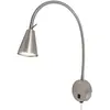 Briloner Applique murale LED Tusa, élément mural, nickel