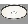 Plafonnier led Briloner leuchten free, 22 w, 3000 lm, IP20, noir, plastique, ø 42 cm