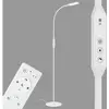 Briloner Lampe sur pied LED Office Remote, télécommande, blanc