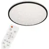 Plafonnier Briloner leuchten skizo, 48 w, 4400 lm, IP20, noir, plastiq...