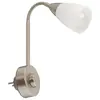 Briloner Lampe sur prise à intensité variable Dimmi nickel mat