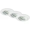Briloner Spot encastré LED blanc en set de 3 orient.