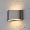 Albert Leuchten Applique murale Mombasa, couleur acier, G9, acier inoxydable