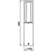 Albert Leuchten Luminaire pour socle aluminium moderne 936 noir