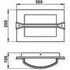 Albert Leuchten Applique d'extérieur Ällin style rustique brun