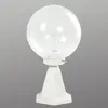 Albert Leuchten Luminaire pour socle I, blanc, avec verre à bulles