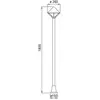 Albert Leuchten Lampadaire moderne 179 blanc