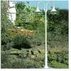 Albert Leuchten Lampadaire d'extérieur 171, à 2 lampes, blanc