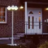 Albert Leuchten Lampadaire d'extérieur moderne 181, blanc, à 3 lampes