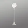 Albert Leuchten Borne lumineuse blanche en verre à bulles