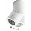 Albert Leuchten Spot Soleo, blanc, IP44, orientable, aluminium