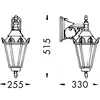 Albert Leuchten Applique d'extérieur style rustique 746 blanc