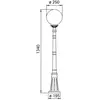 Albert Leuchten Borne lumineuse décorative blanc-or 161