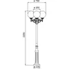Albert Leuchten Ravissant chandelier blanc-or 163 à 3 lampes