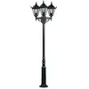 Albert Leuchten Lampadaire style rustique 756 noir à 3 lampes