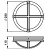 Albert Leuchten Applique d'extérieur Agneß style rustique noir