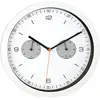 Mebus 52826 radiopiloté(e) Horloge murale 260 mm x 42 mm blanc