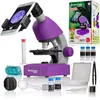 BRESSER 40X-640X MICROSCOPE PURPLE
