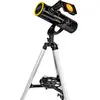 Bresser Optics 9012000 télescope Réflecteur 117x Noir, Argent, Jaune