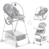 Hauck Chaise Haute Pliable Sit N Relax 3 En1 Stretch Gris - Hauck