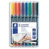 Staedtler Ensemble de marqueurs Lumocolor 318 F - Multicouleur (10 unités)
