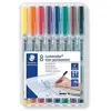 STAEDTLER Marqueur non permanent 312B Lumocolor, étui de 8