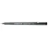 Staedtler staedtler feutre à pigment, noir, largeur du tracé: 0,4 mm noir