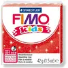 Staedtler Pâte Fimo Kids Rouge pailleté 212 - 42 g
