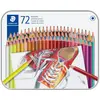 Staedtler Staedtler Crayon De Couleur Hexagonal, Étui En Métal De 72