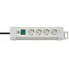 Brennenstuhl Premium-Line 4 prises gris clair 1,8 m H05VV-F 3G1,5