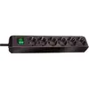 Brennenstuhl Eco Line prolongateur multiprise - 6 prises 3 mètres (noir)