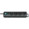 Brennenstuhl primera line barre multiprise x 4 1,5 m noir 1153300124
