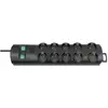 Brennenstuhl Bloc multiprise avec interrupteur 1153304120 x10 noir fiche FR