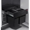 Collecteur de déchets Hailo 3644931 Swin Raumspar-Tandem-S 2x 8,5+12 L...