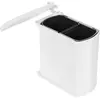 Poubelle de cuisine encastrable sous évier 2 bacs 16L Hailo AS Duo