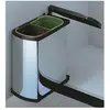 Hailo 3416101 poubelle swing/16 mF 45.2 bs duo, en acier inoxydable