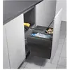 Hailo Poubelle de cuisine tri sélectif 3 bacs encastrable 44L (18+13+1...