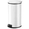 Hailo - Poubelle de cuisine design à pédale 25L Pure l Coloris - Blanc