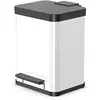 Hailo Poubelle à pédale Oko Uno Plus Taille M 17 L Blanc 0619-230