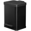 Hailo Poubelle à pédale Oko Duo Plus Taille M 2x9 L Noir 0622-260