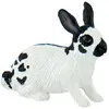 Figurine Lièvre noir et blanc Bullyland