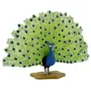 Figurine Oiseau - BULLYLAND - Paon - Plastique peint à la main - L12.5 x l9 x H3.5 cm