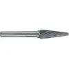 RUKO 116236 - Fresas metal duro forma - KEL Cono redondo (12 x 77 mm)