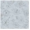 D-C-TABLE - Nappe ovale manhattan palmas gris 150x250cm