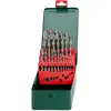 Metabo Cassette de forets HSS-G, 25 pièces « Pr...