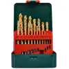 Metabo Cassette de forets HSS-TiN, 19 pièces - ...
